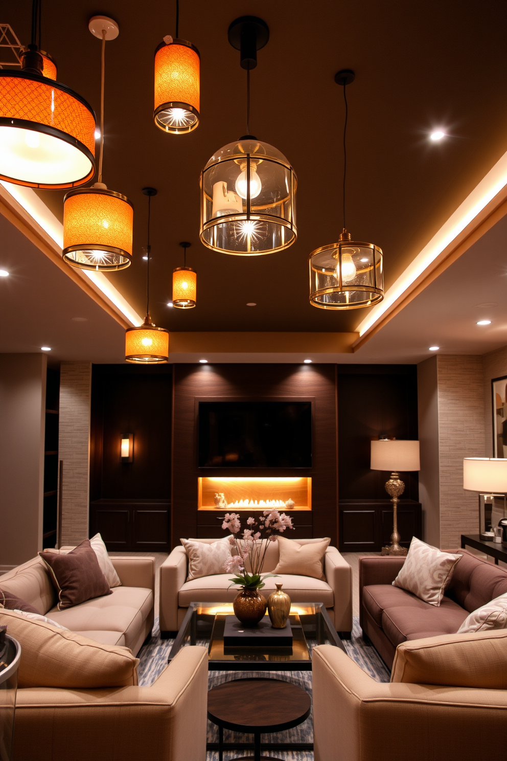 Basement Living Room Design Ideas 14