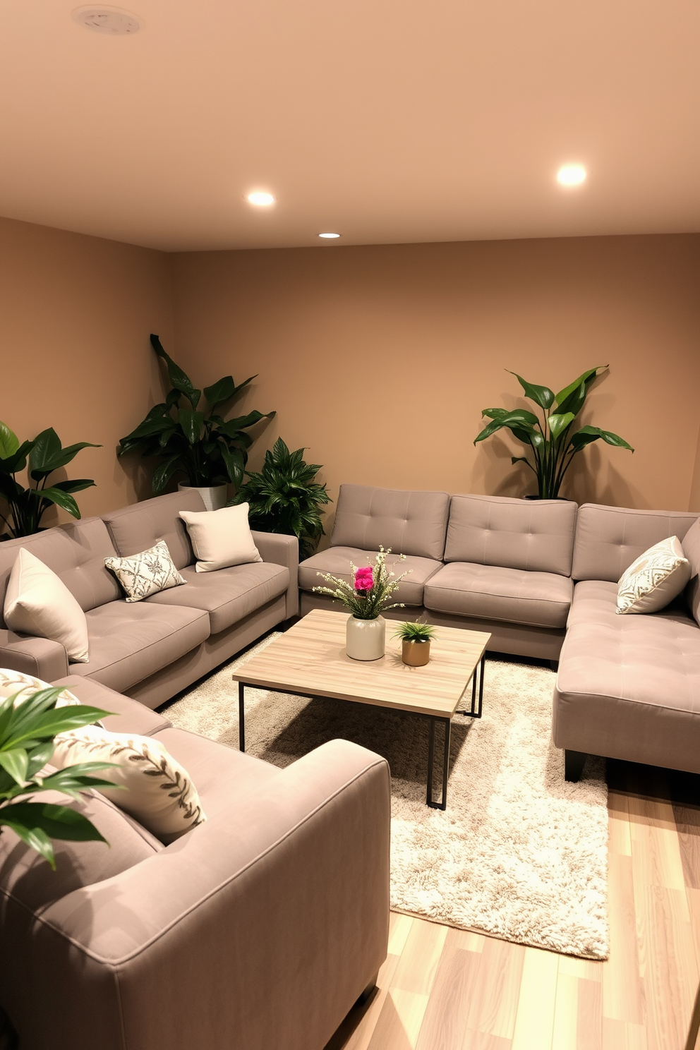 Basement Living Room Design Ideas 16