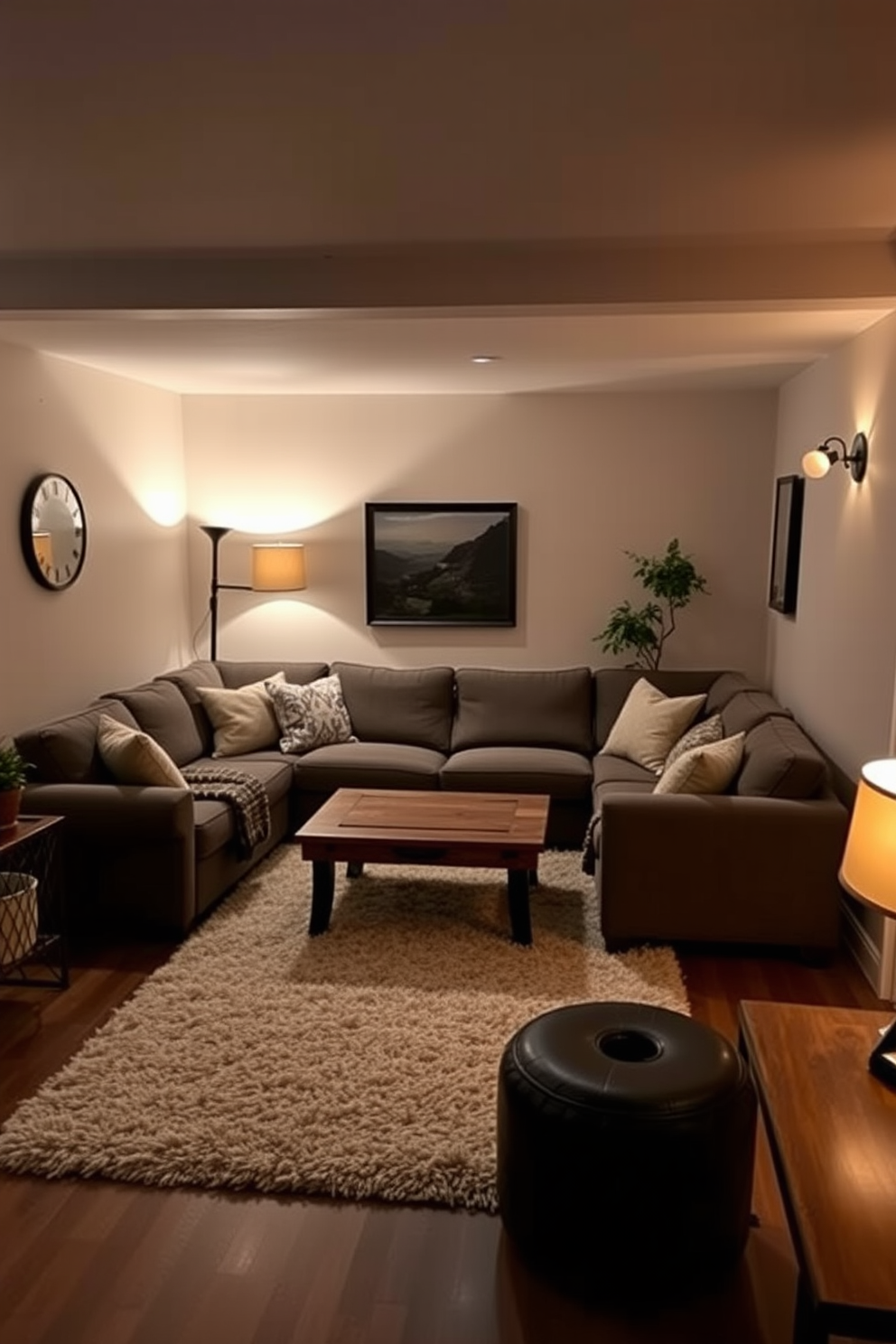 Basement Living Room Design Ideas 29