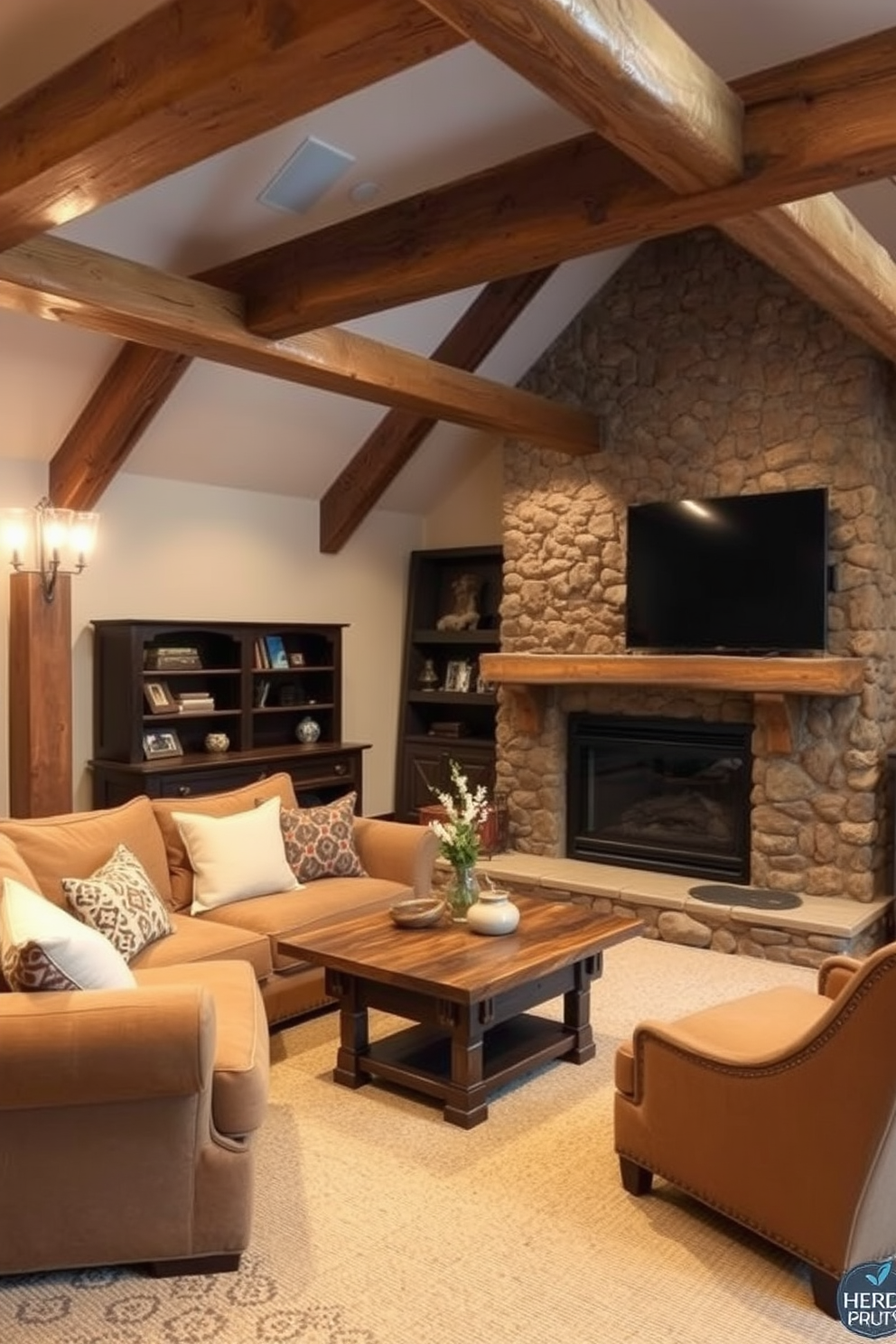 Basement Living Room Design Ideas 6