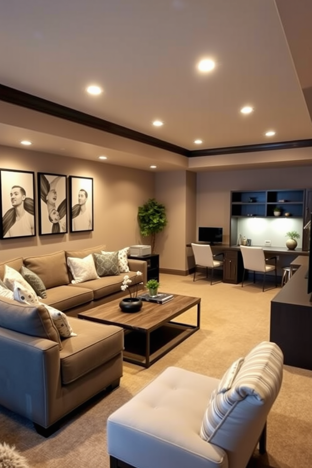 Basement Living Room Design Ideas 9