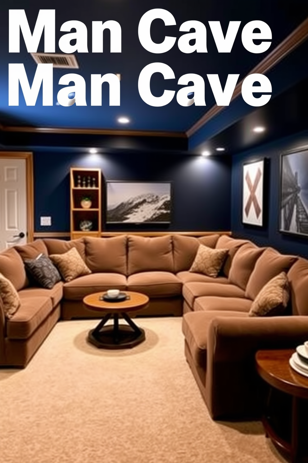 Basement Man Cave Design Ideas 10