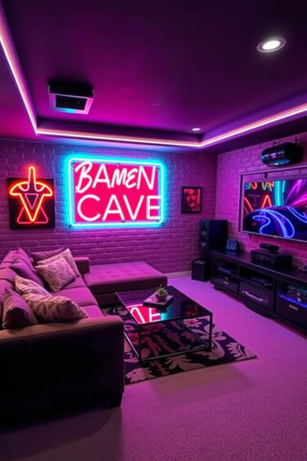 Basement Man Cave Design Ideas 8