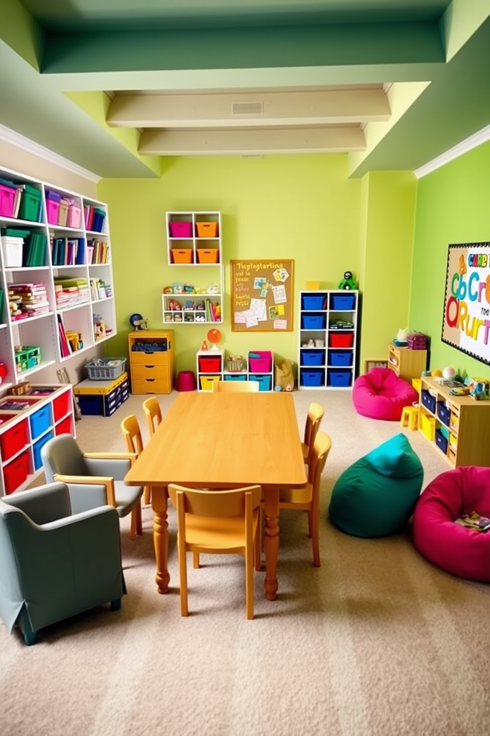 Basement Playroom Design Ideas 23