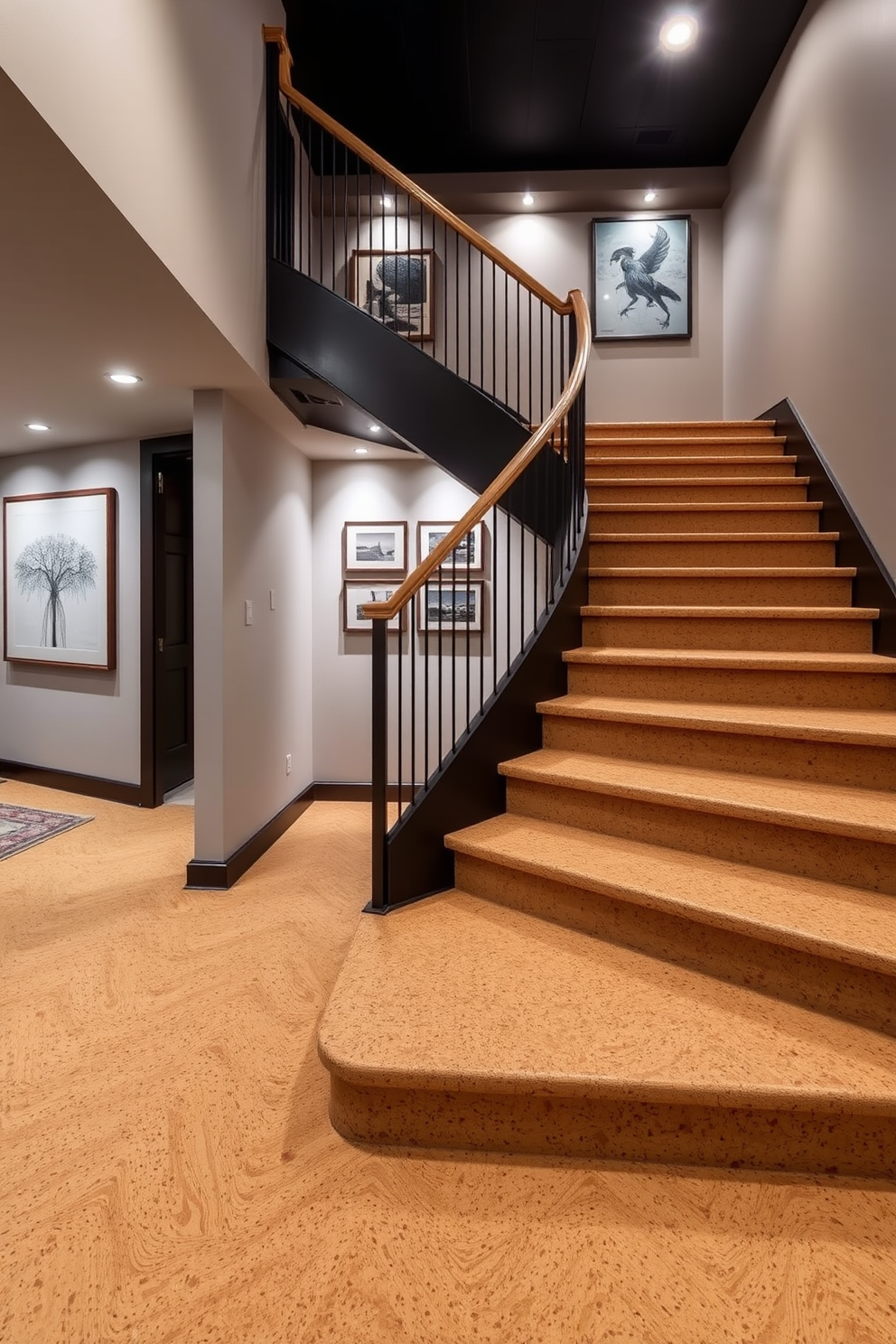 Basement Staircase Design Ideas 27