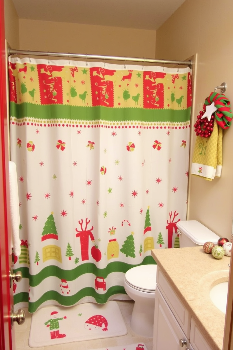 Bathroom Christmas Decorating Ideas 1