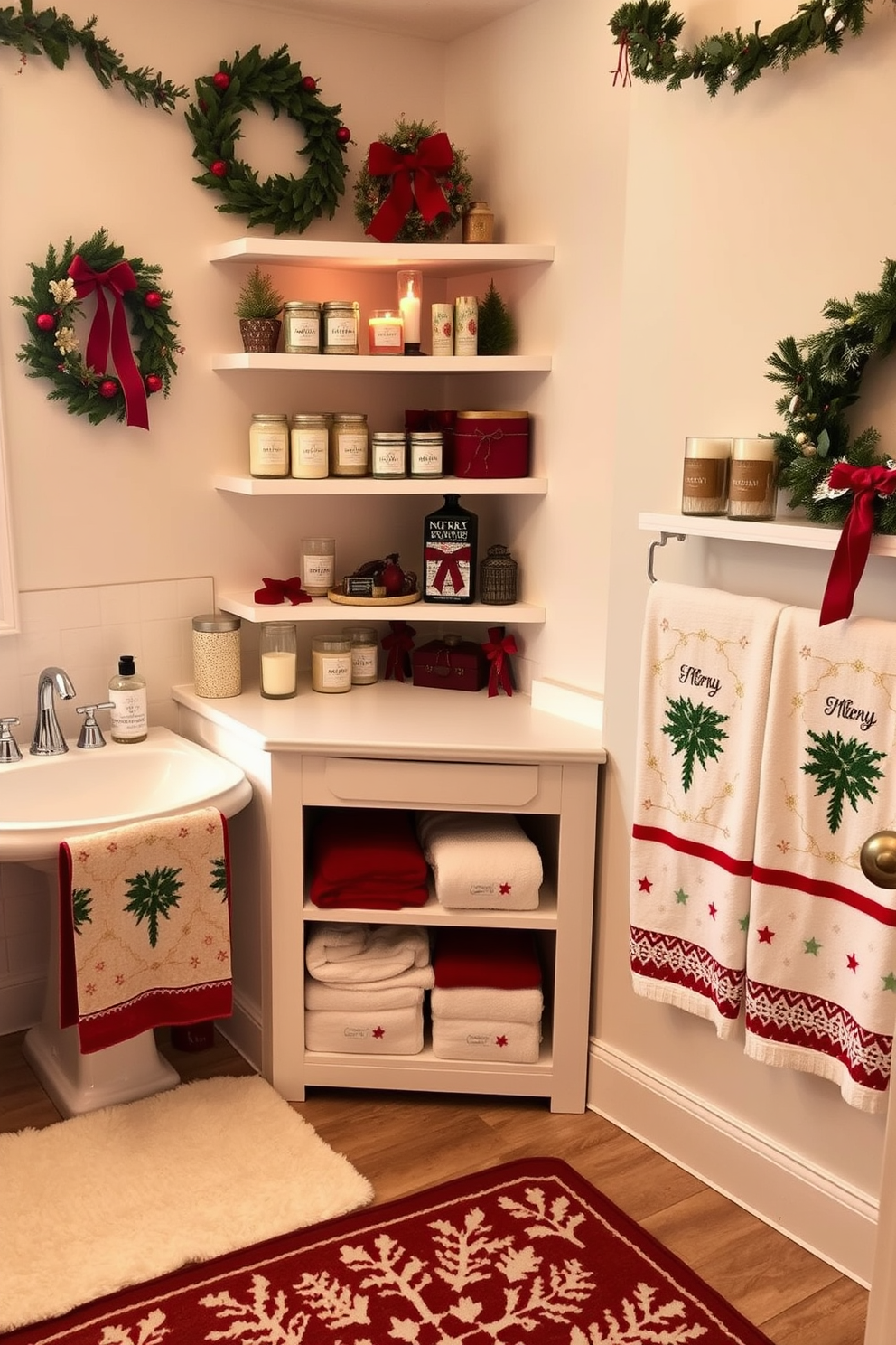 Bathroom Christmas Decorating Ideas 19