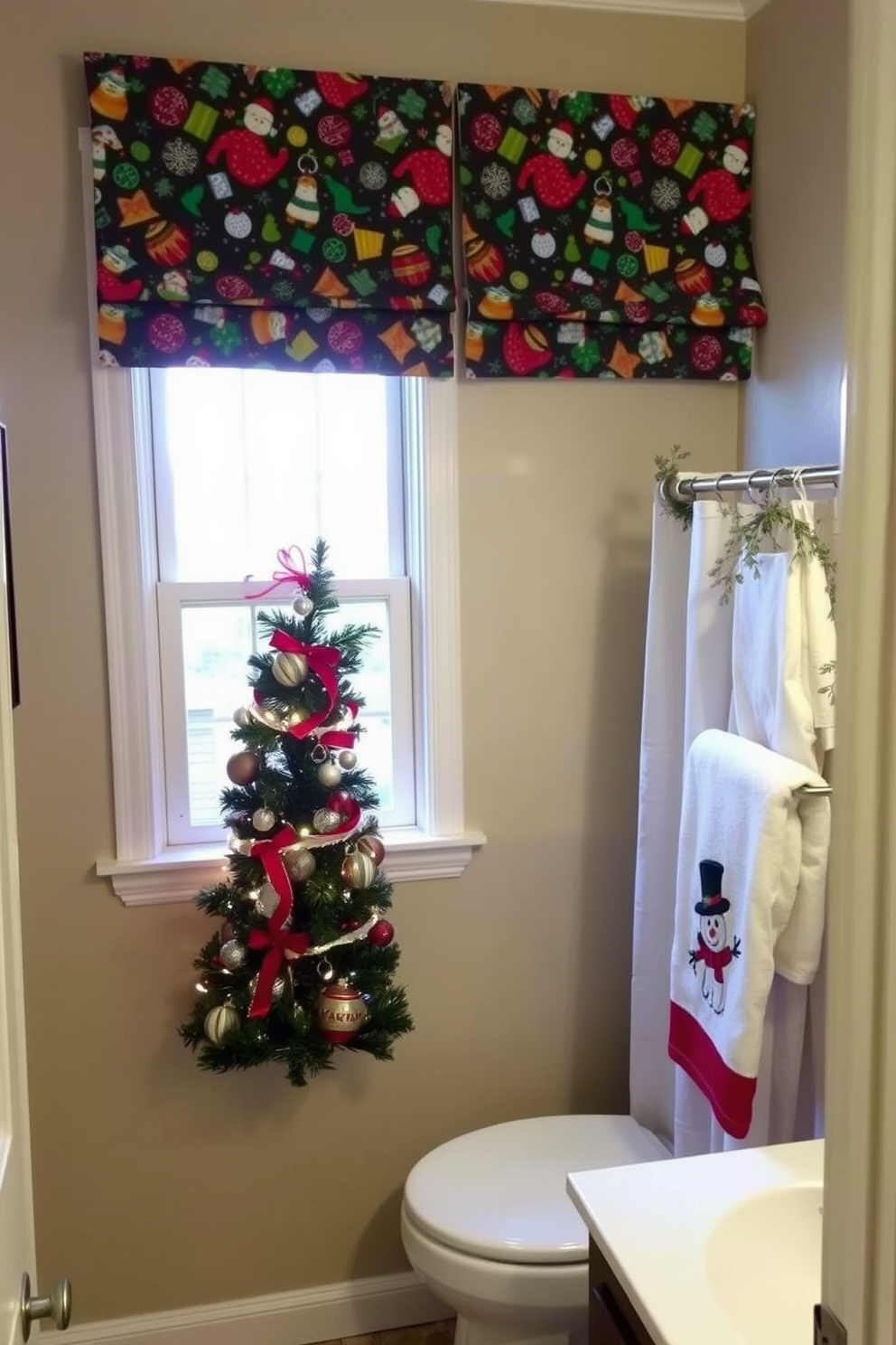 Bathroom Christmas Decorating Ideas 22