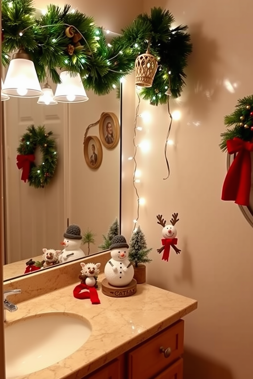 Bathroom Christmas Decorating Ideas 24