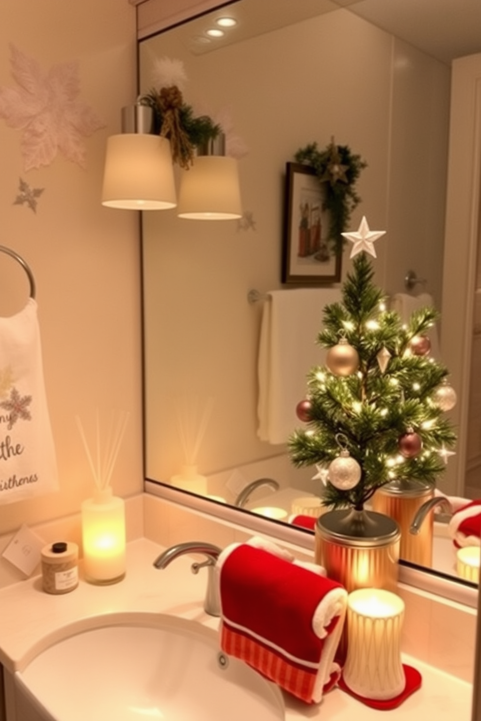 Bathroom Christmas Decorating Ideas 29