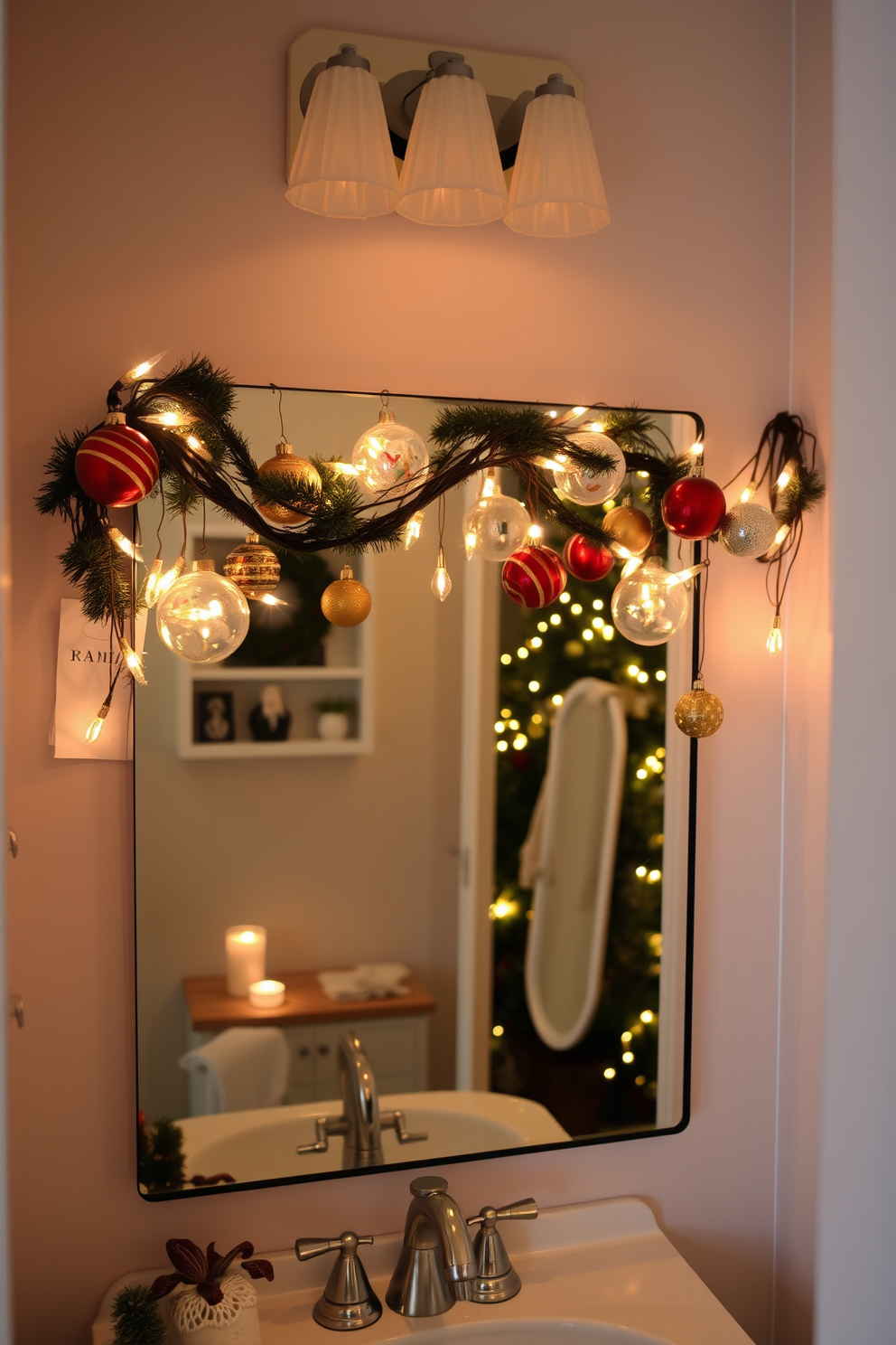 Bathroom Christmas Decorating Ideas 30