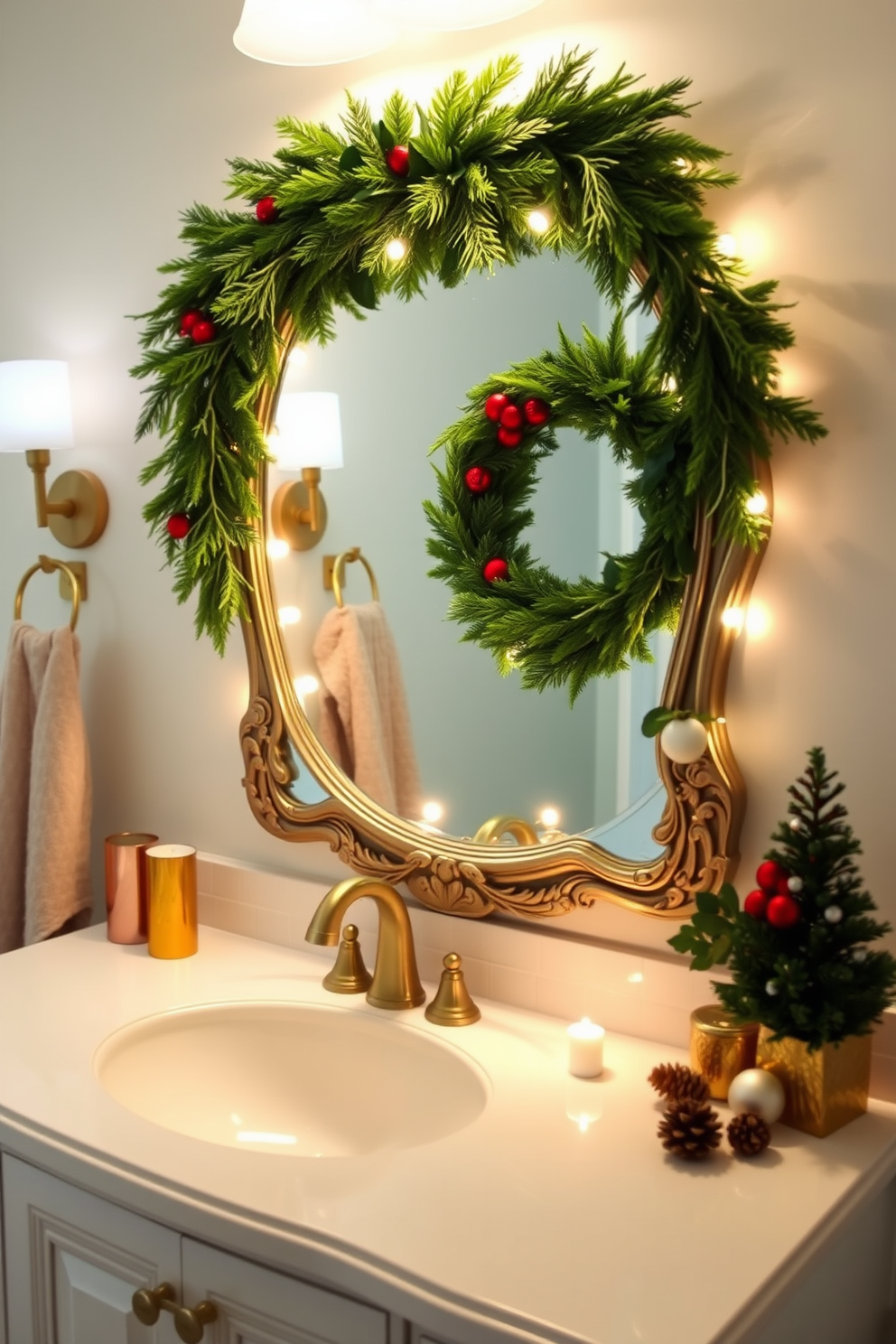 Bathroom Christmas Decorating Ideas 4