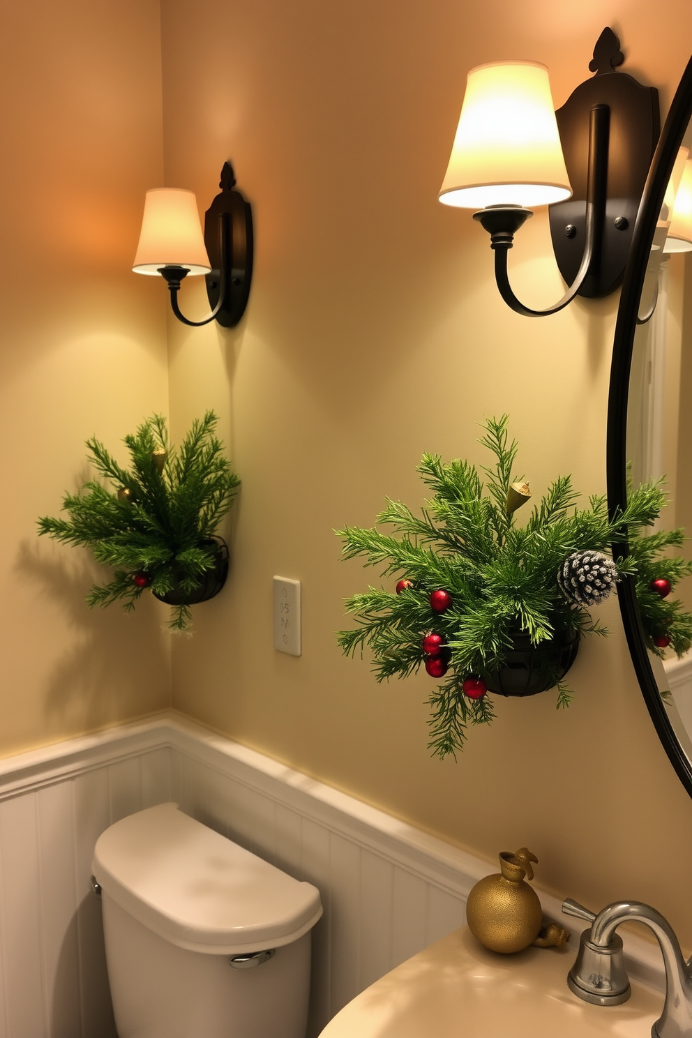 Bathroom Christmas Decorating Ideas 6