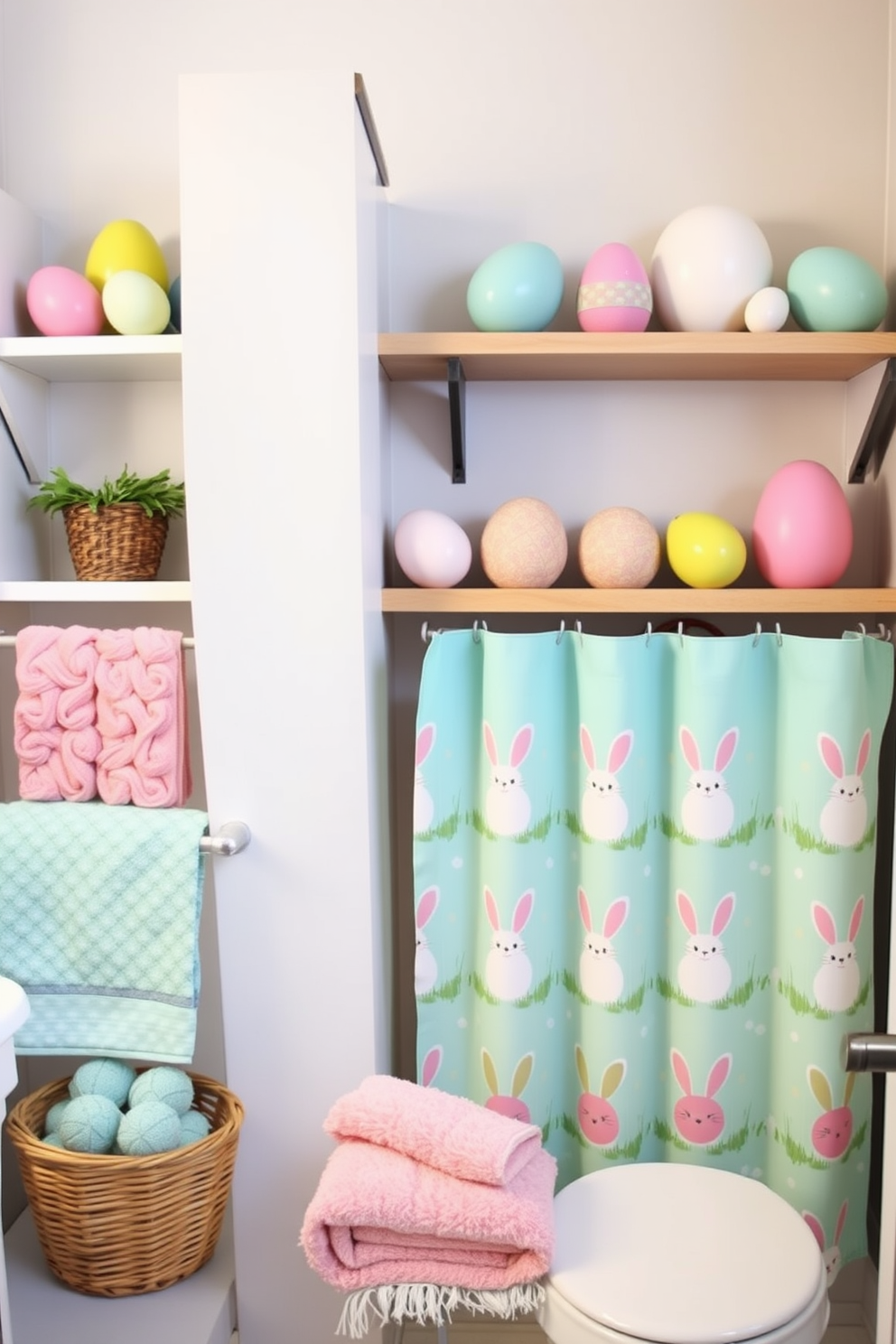 Bathroom Easter Decorating Ideas 22