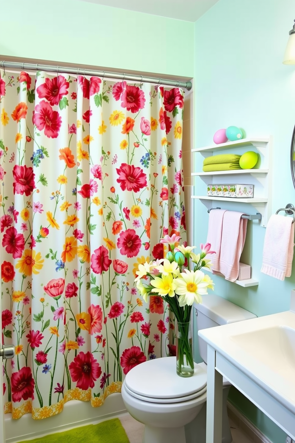 Bathroom Easter Decorating Ideas 27