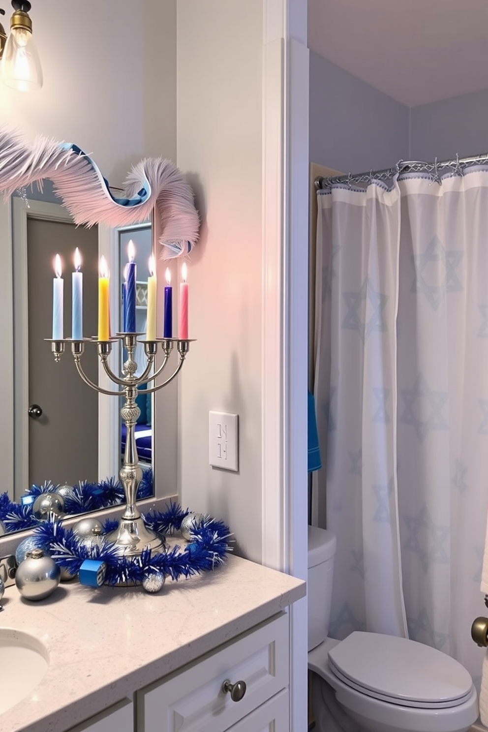 Bathroom Hanukkah Decorating Ideas 1