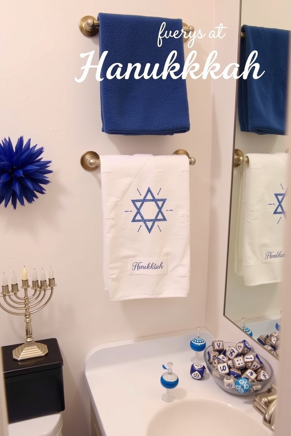 Bathroom Hanukkah Decorating Ideas 14