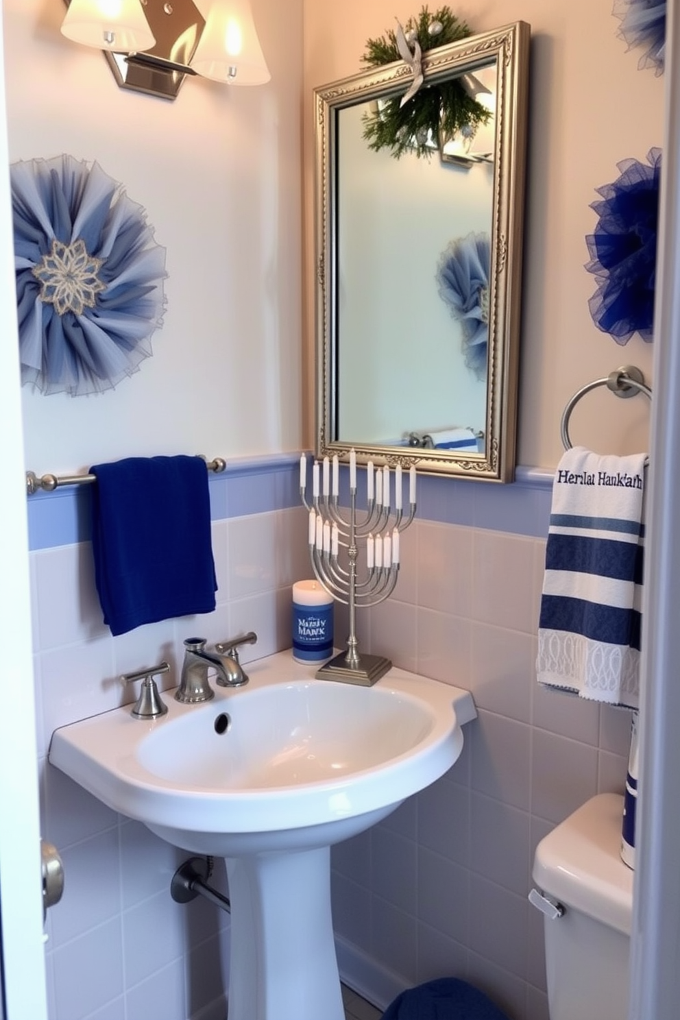 Bathroom Hanukkah Decorating Ideas 15