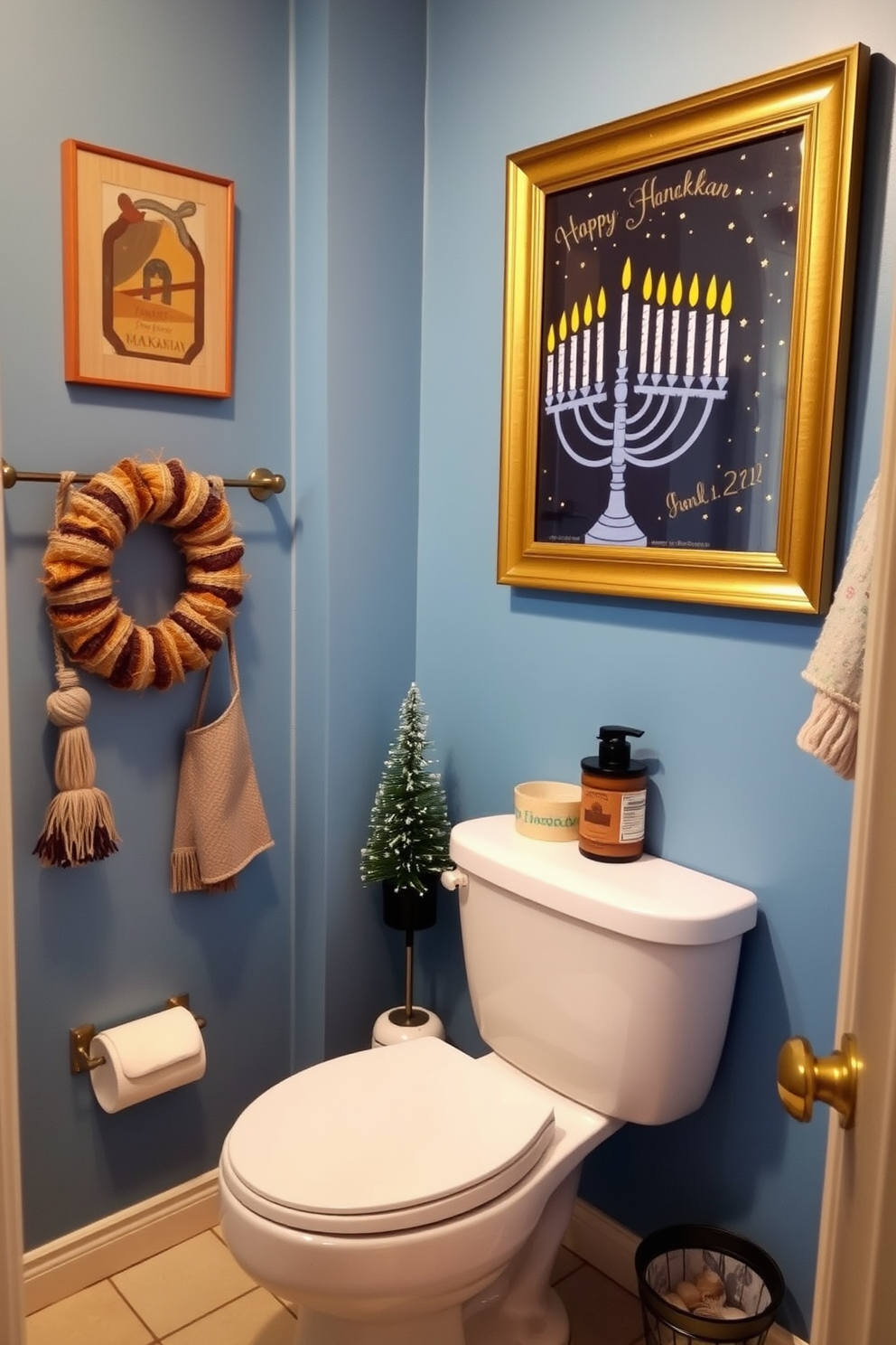 Bathroom Hanukkah Decorating Ideas 17