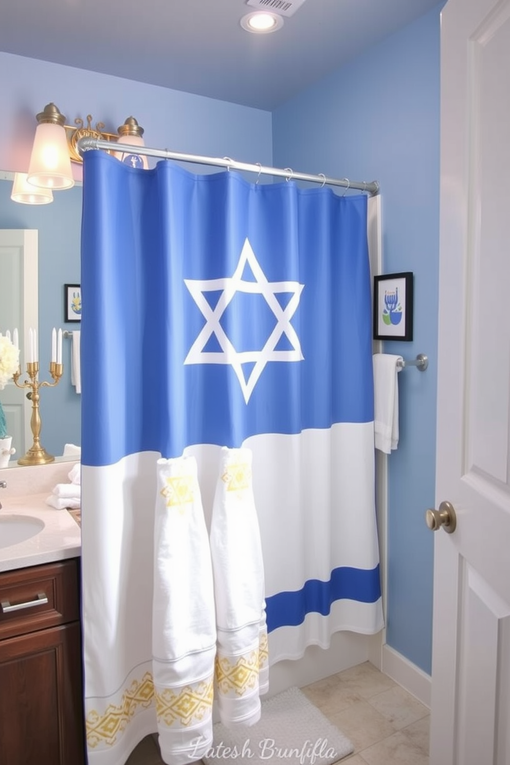 Bathroom Hanukkah Decorating Ideas 3