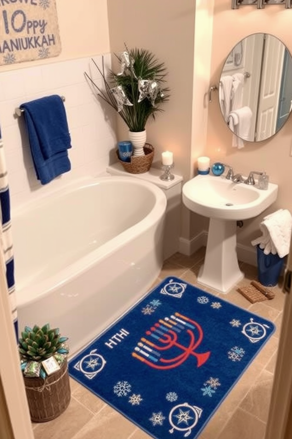 Bathroom Hanukkah Decorating Ideas 7