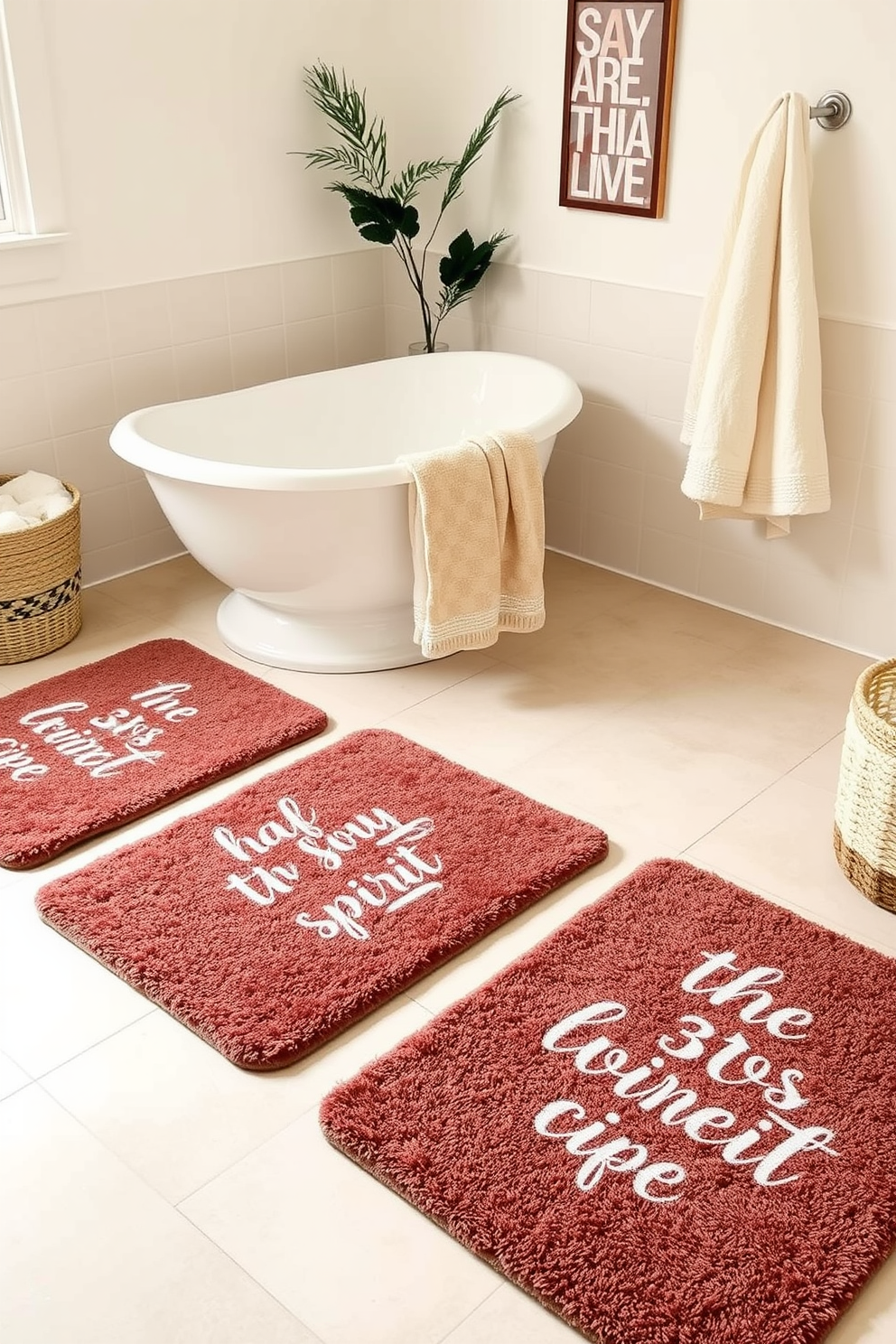 Bathroom Rug Design Ideas 19