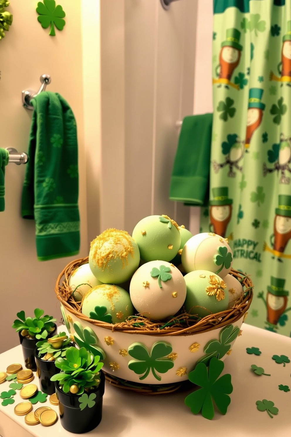 Bathroom St Patricks Day Decorating Ideas 13