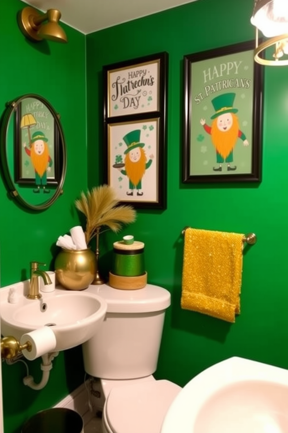 Bathroom St Patricks Day Decorating Ideas 17