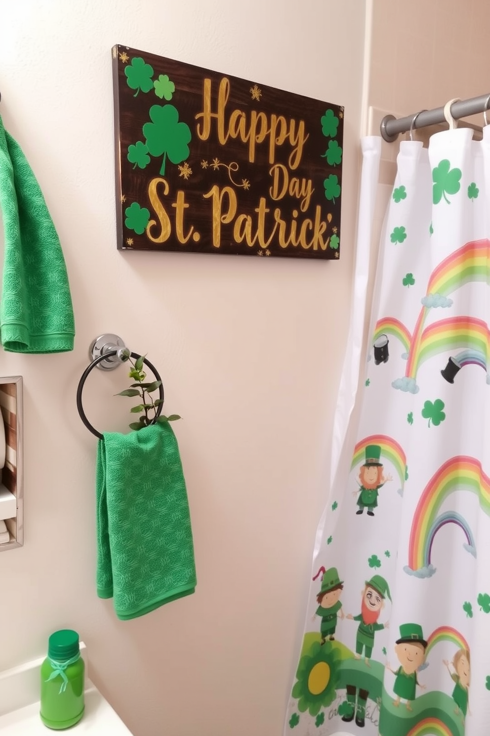 Bathroom St Patricks Day Decorating Ideas 19