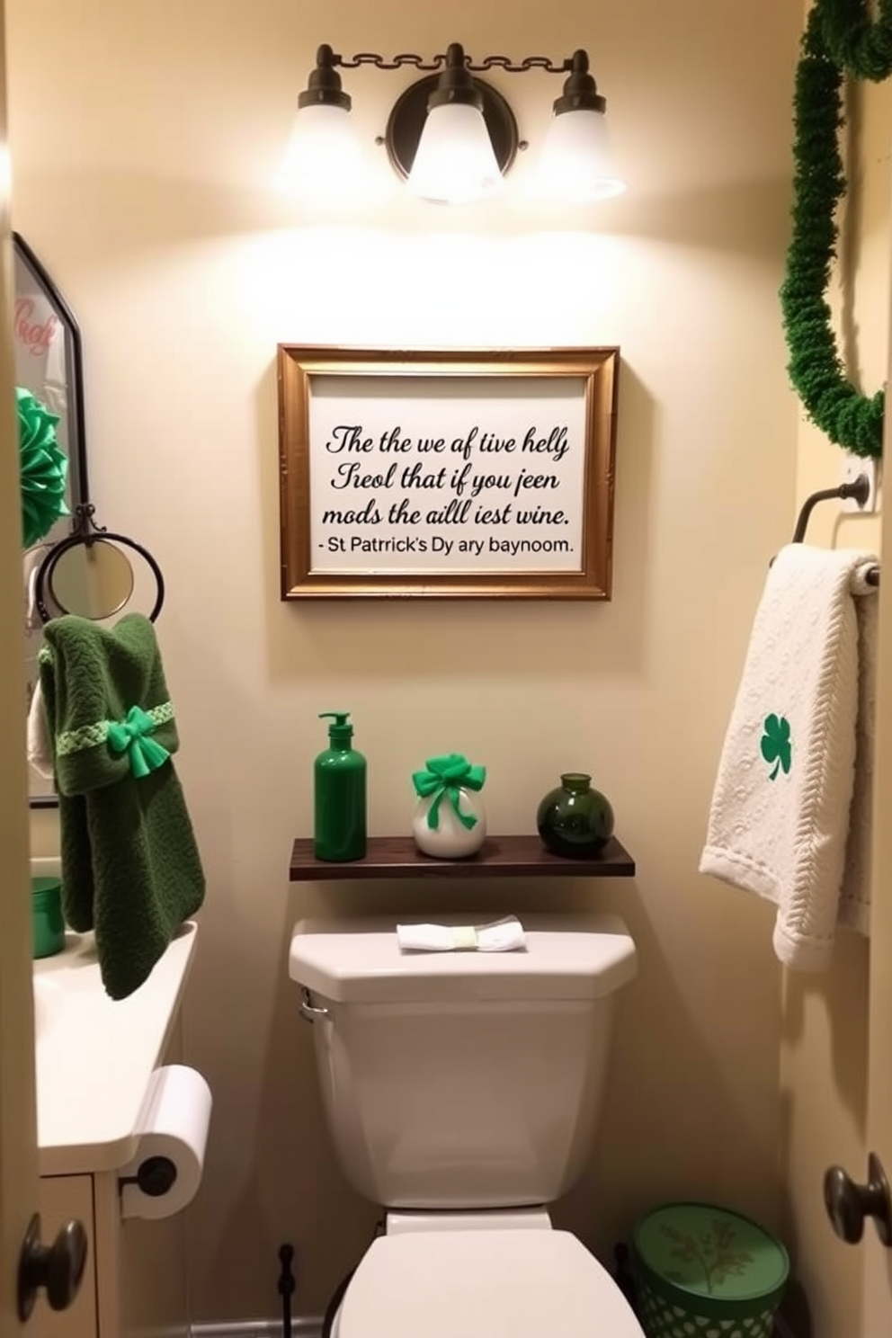 Bathroom St Patricks Day Decorating Ideas 24