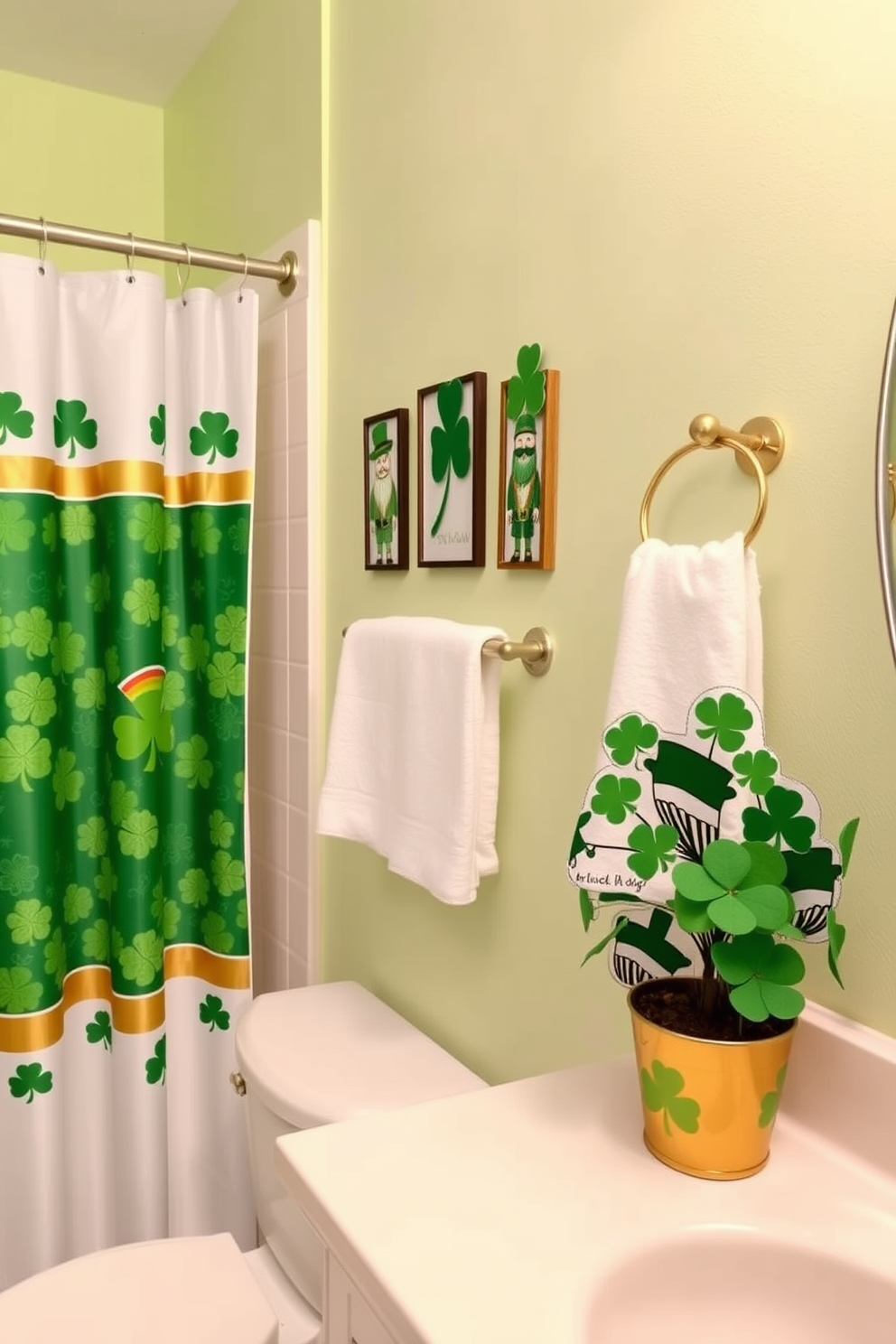 Bathroom St Patricks Day Decorating Ideas 26