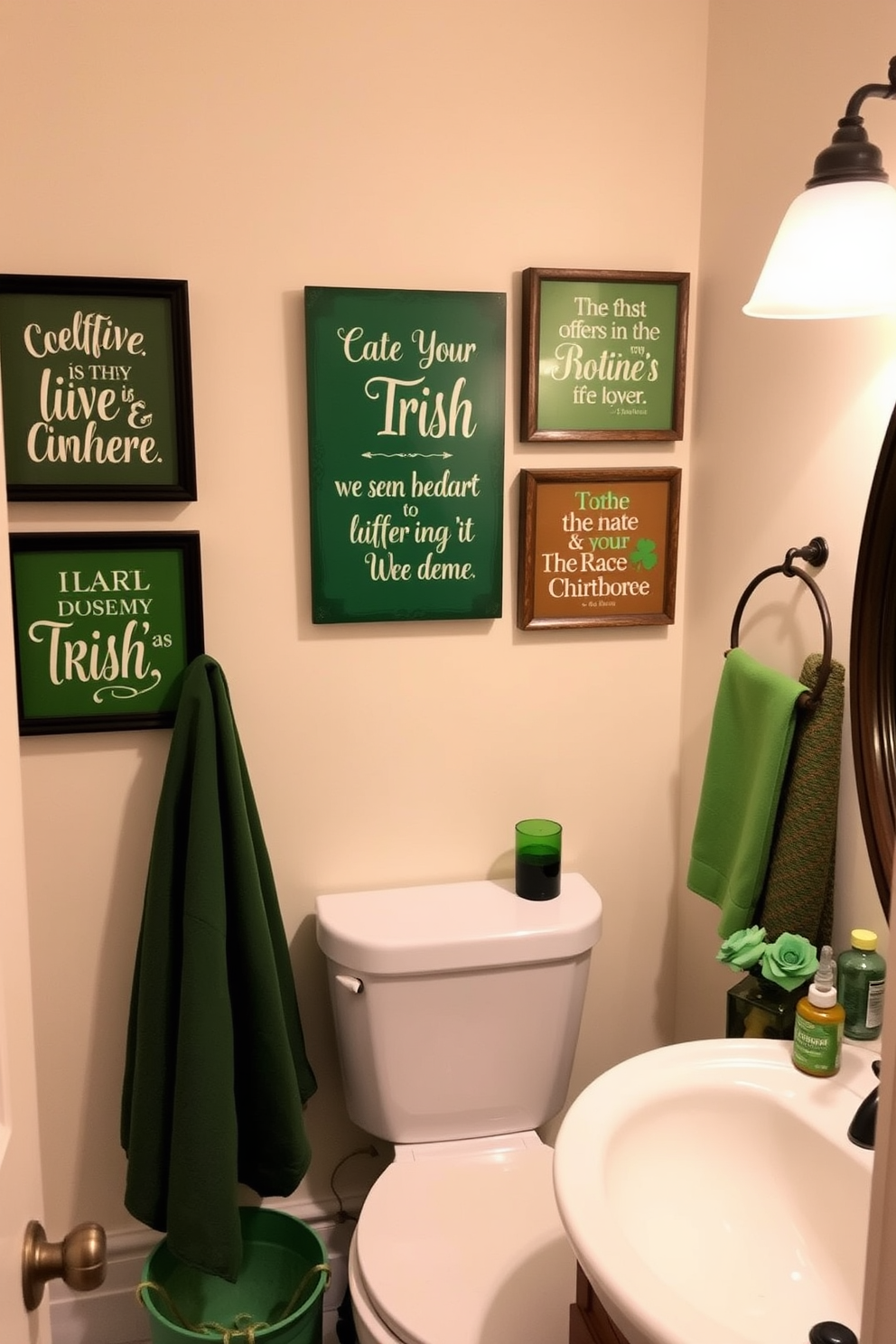 Bathroom St Patricks Day Decorating Ideas 4