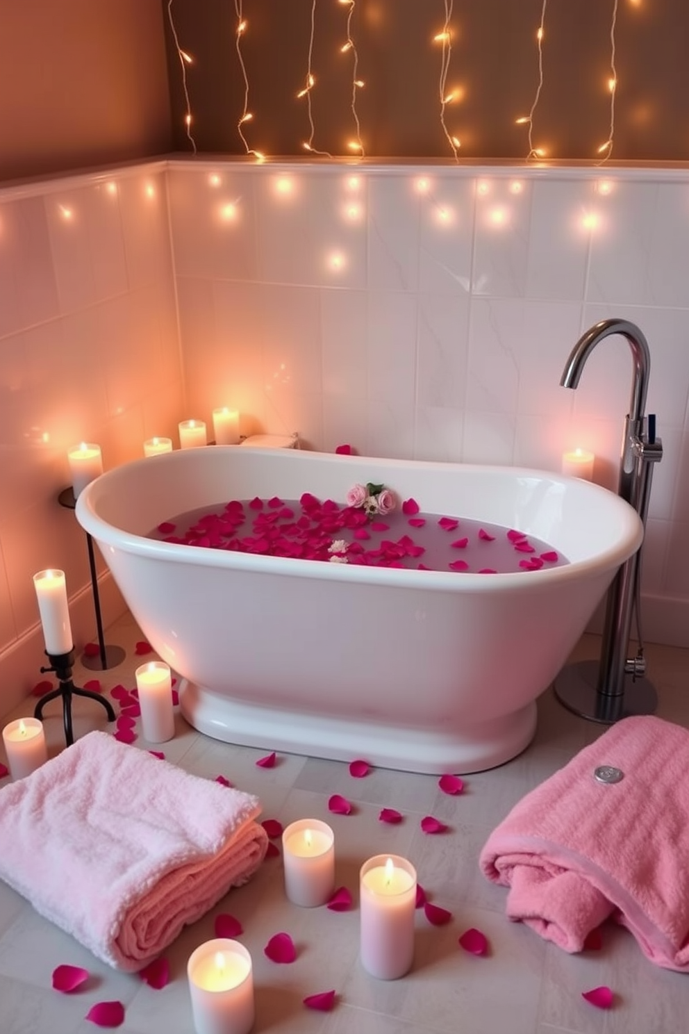 Bathroom Valentines Day Decorating Ideas 1