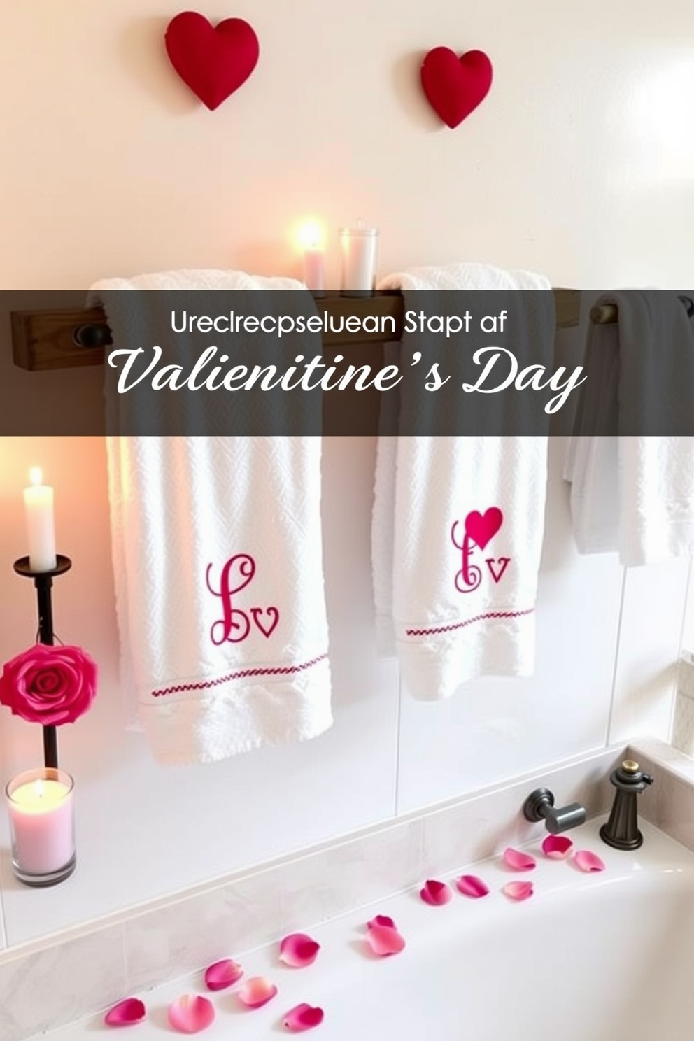 Bathroom Valentines Day Decorating Ideas 12