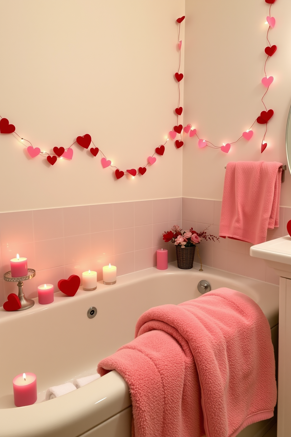 Bathroom Valentines Day Decorating Ideas 15