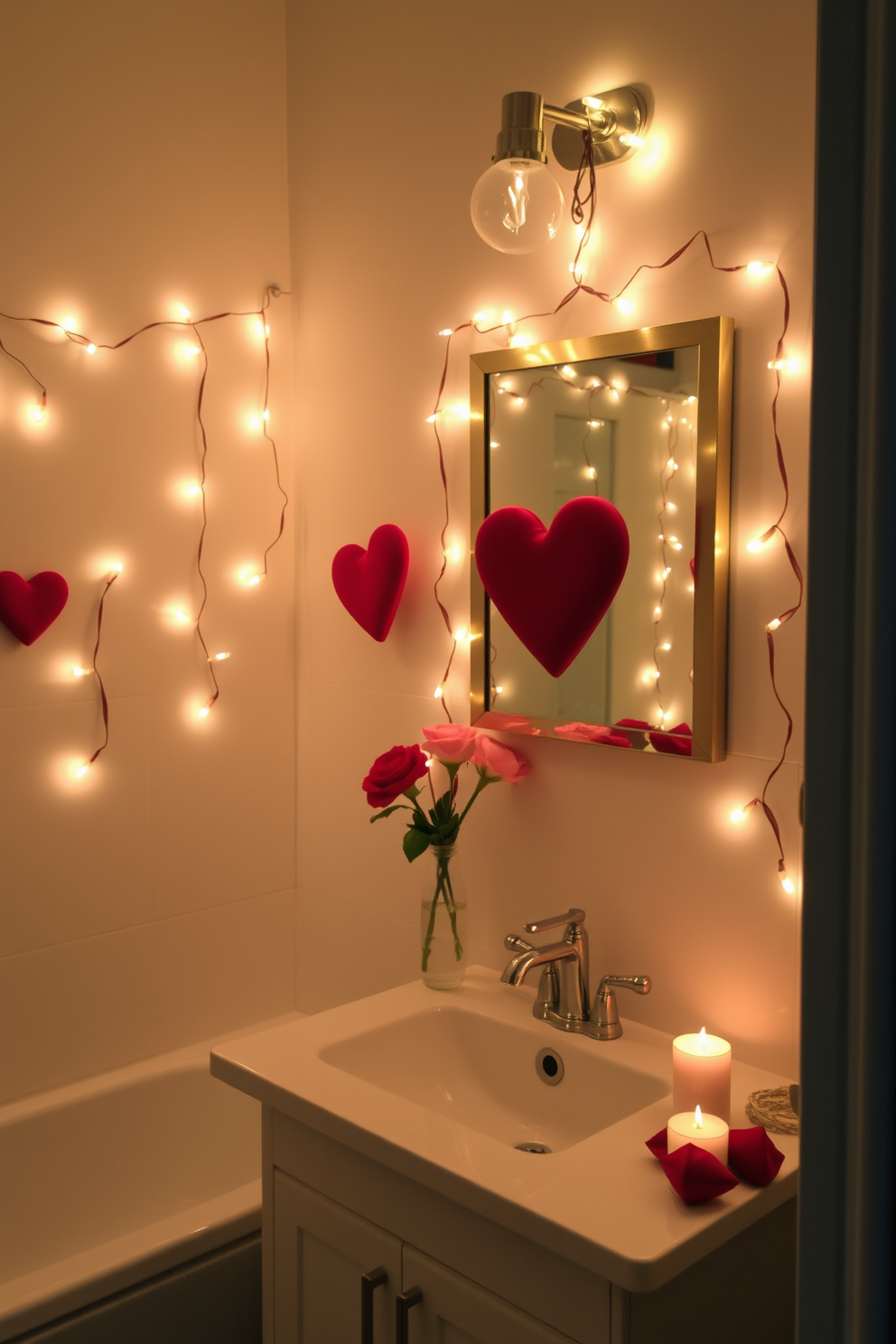 Bathroom Valentines Day Decorating Ideas 17