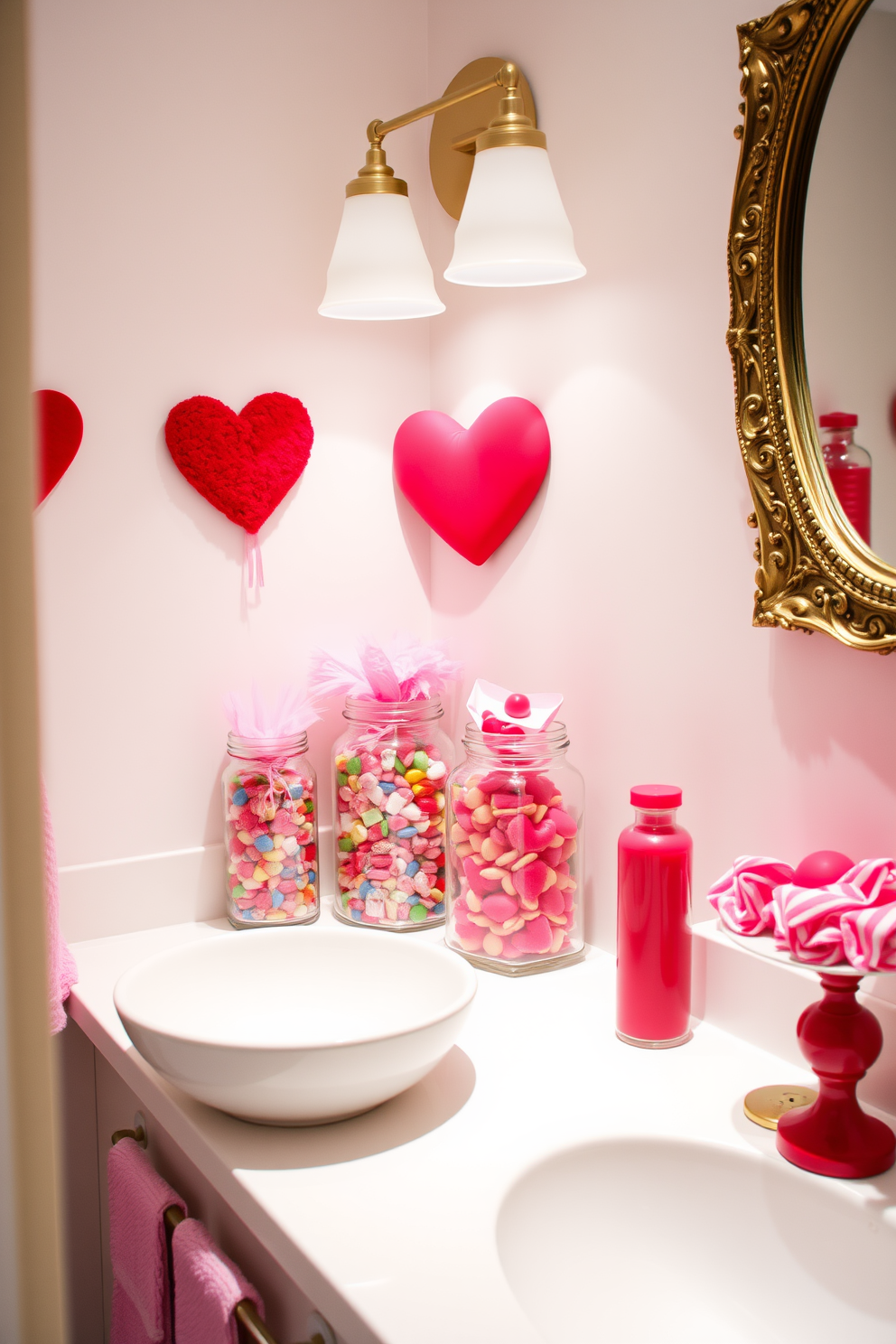 Bathroom Valentines Day Decorating Ideas 22