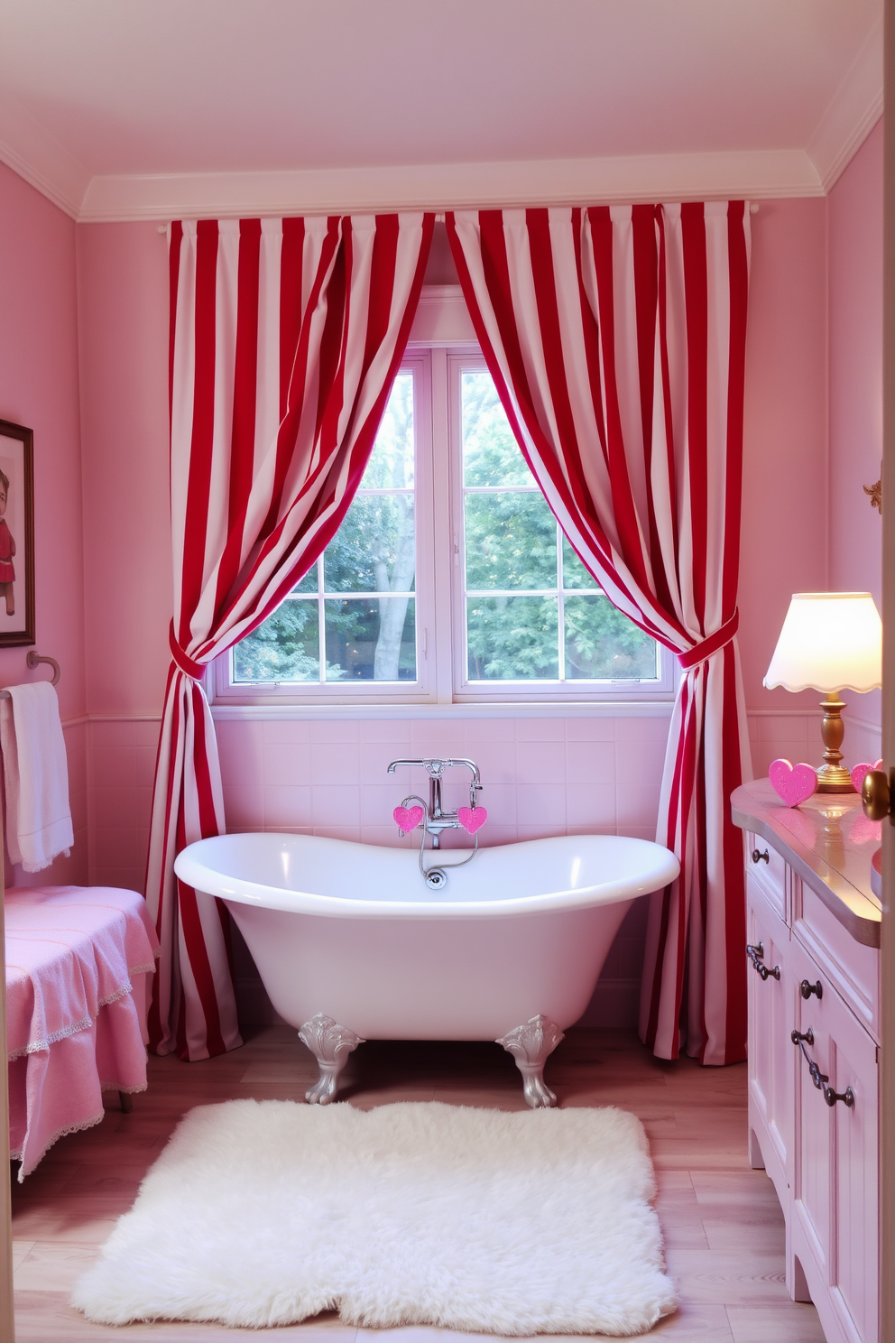 Bathroom Valentines Day Decorating Ideas 24