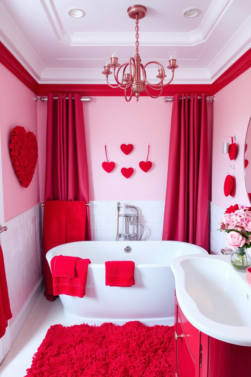 Bathroom Valentines Day Decorating Ideas 30