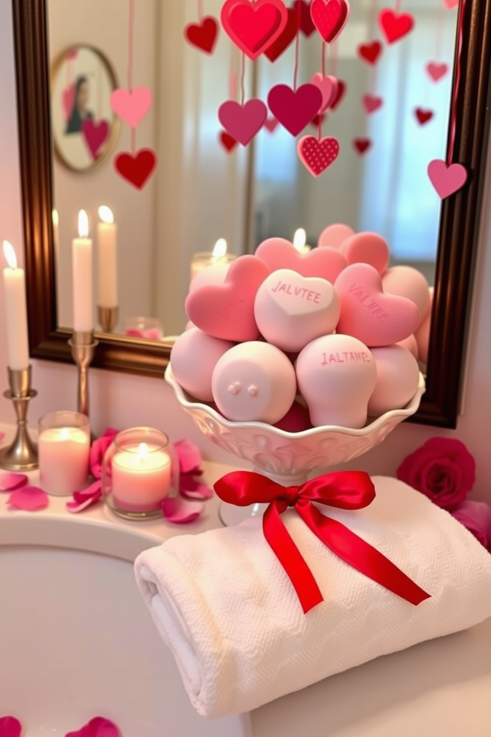 Bathroom Valentines Day Decorating Ideas 9