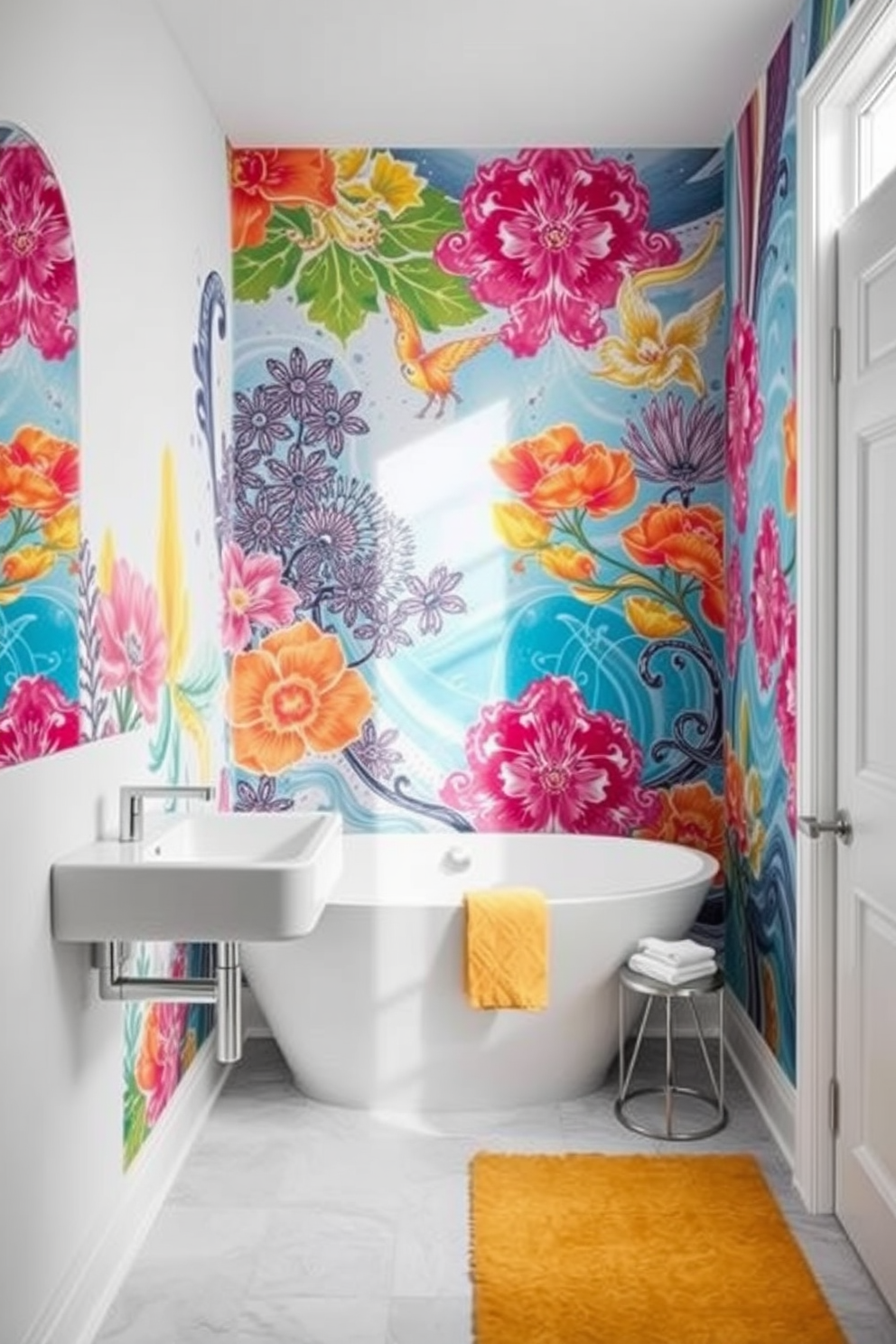 Bathroom Wallpaper Design Ideas 10