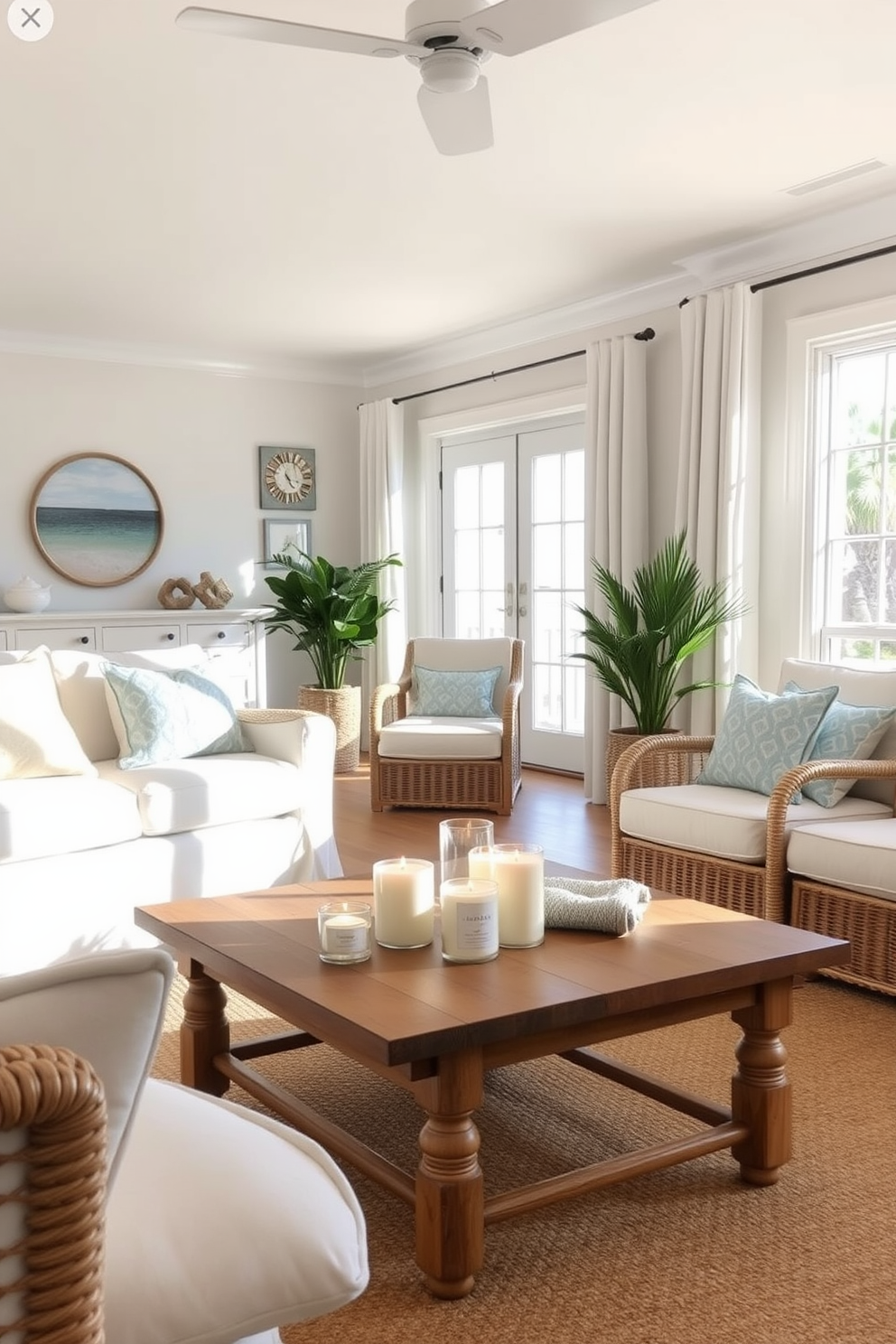 Beach Living Room Design Ideas 22