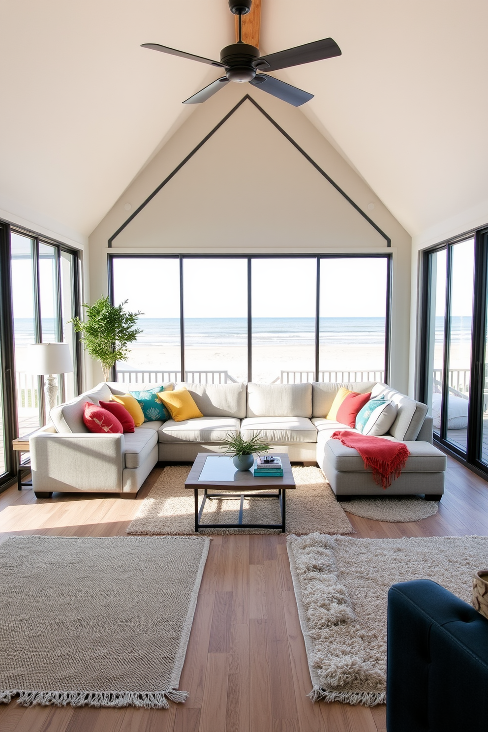 Beach Living Room Design Ideas 27