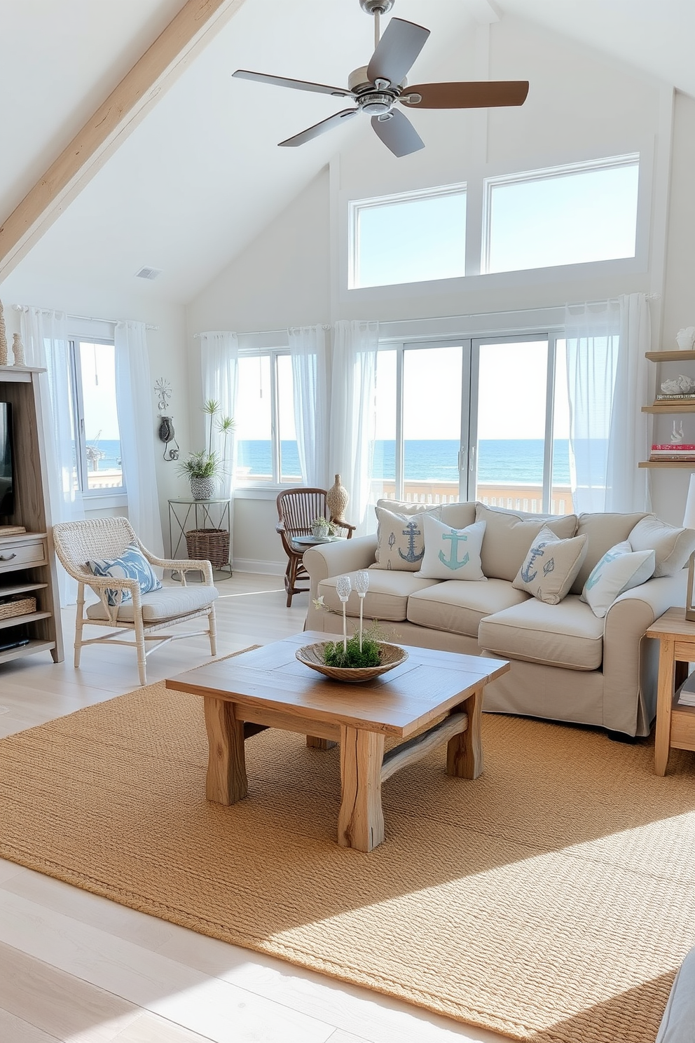 Beach Living Room Design Ideas 30