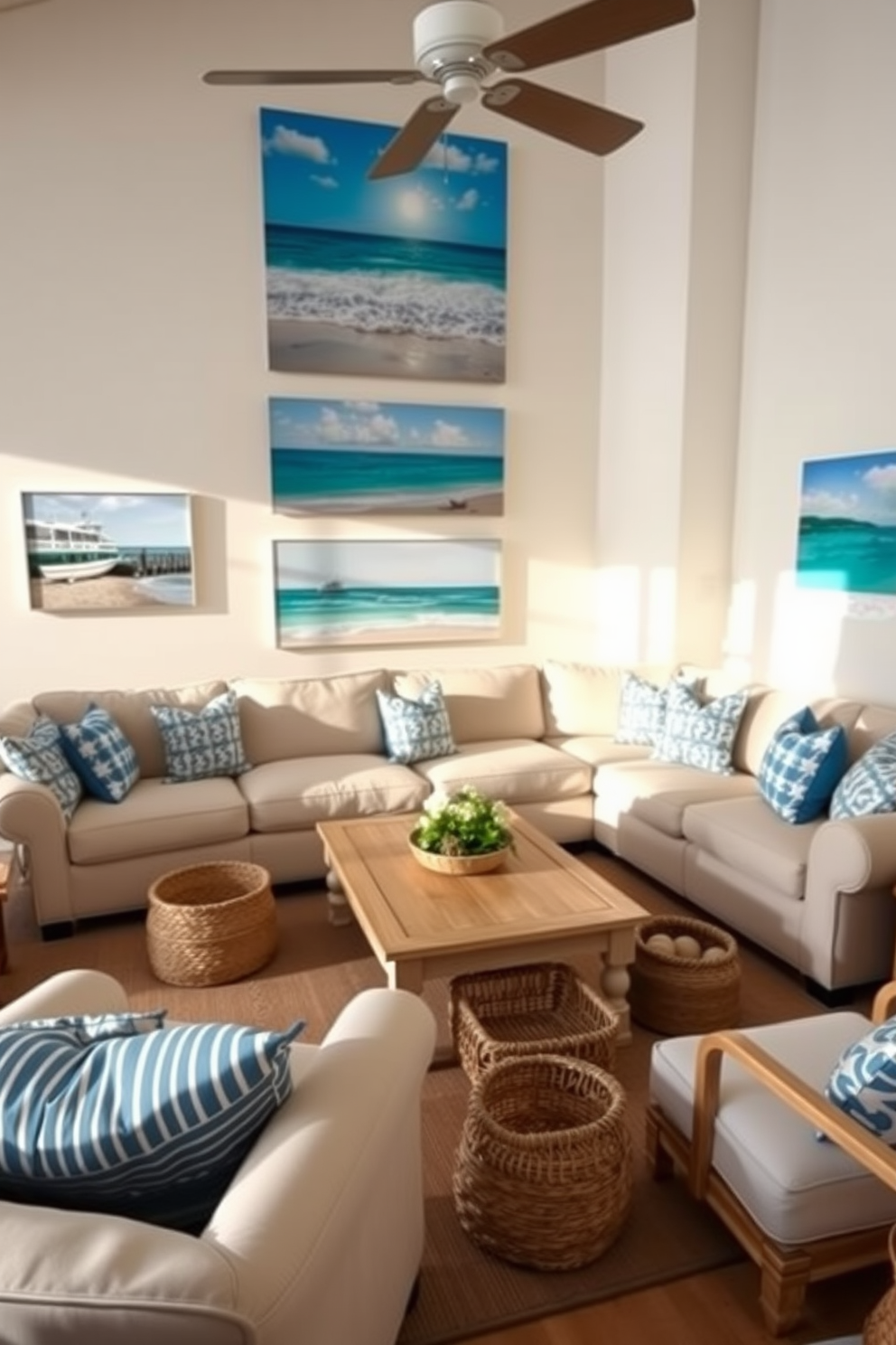 Beach Living Room Design Ideas 9