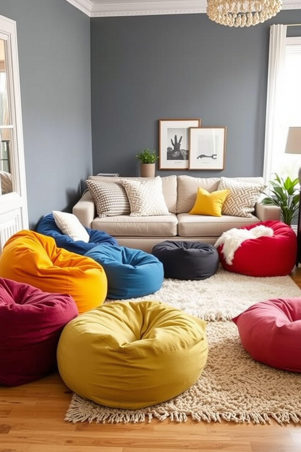 Bean Bag Living Room Design Ideas 28