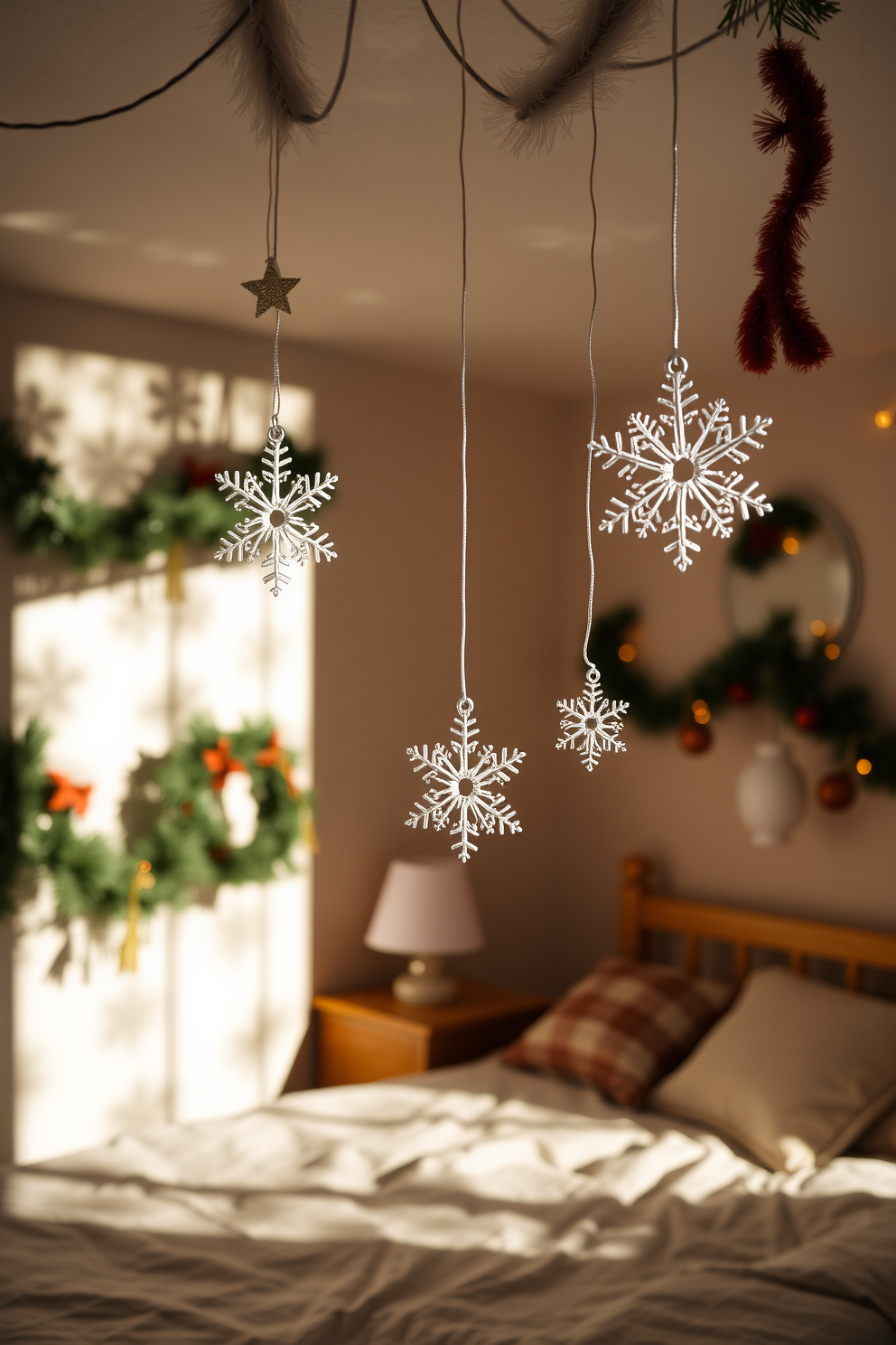 Bedroom Christmas Decorating Ideas 13