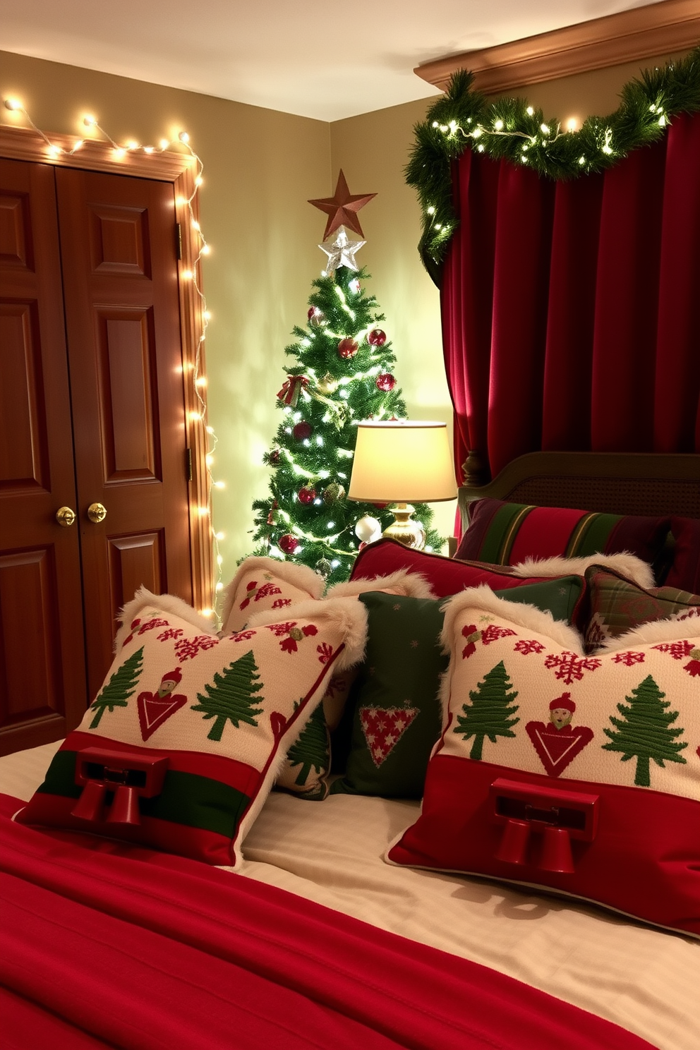 Bedroom Christmas Decorating Ideas 25