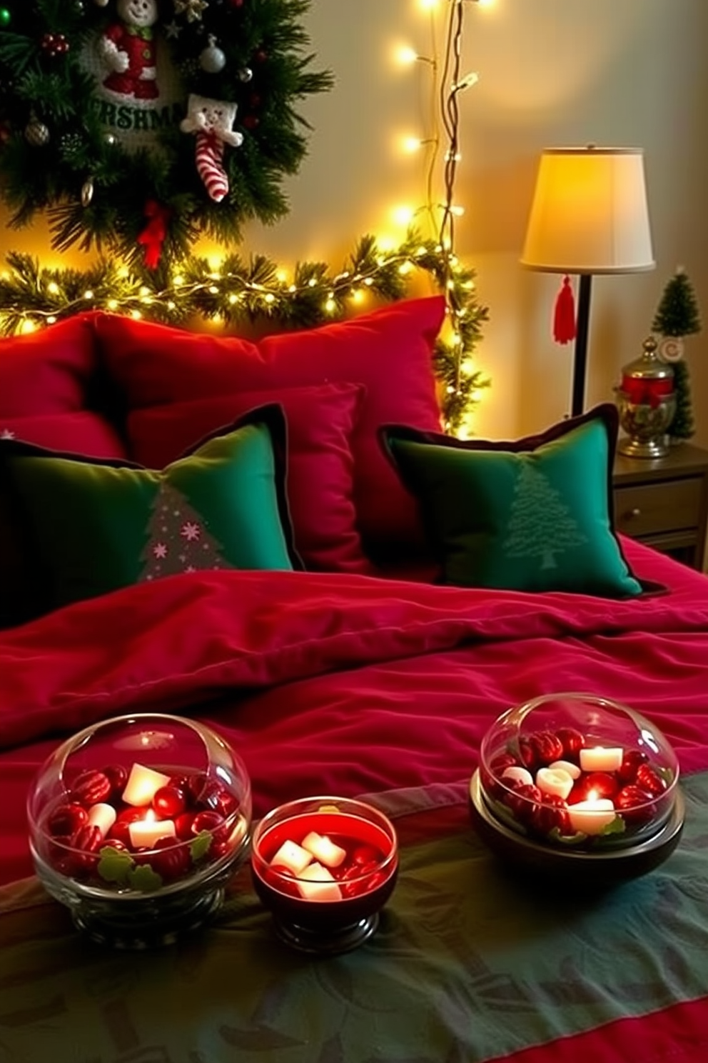 Bedroom Christmas Decorating Ideas 26