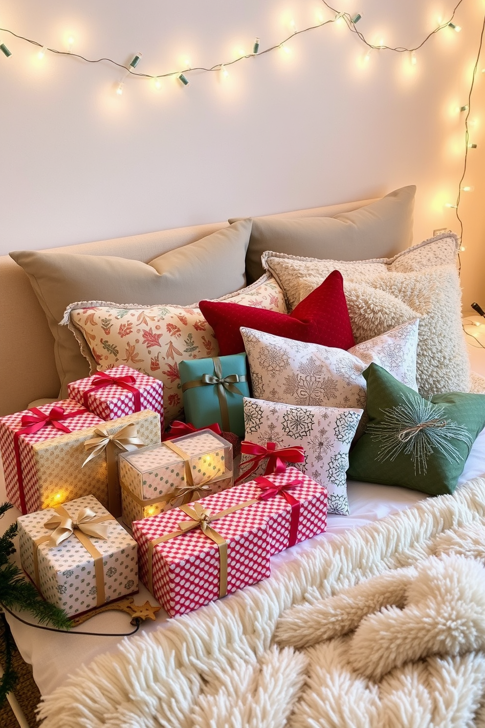 Bedroom Christmas Decorating Ideas 28